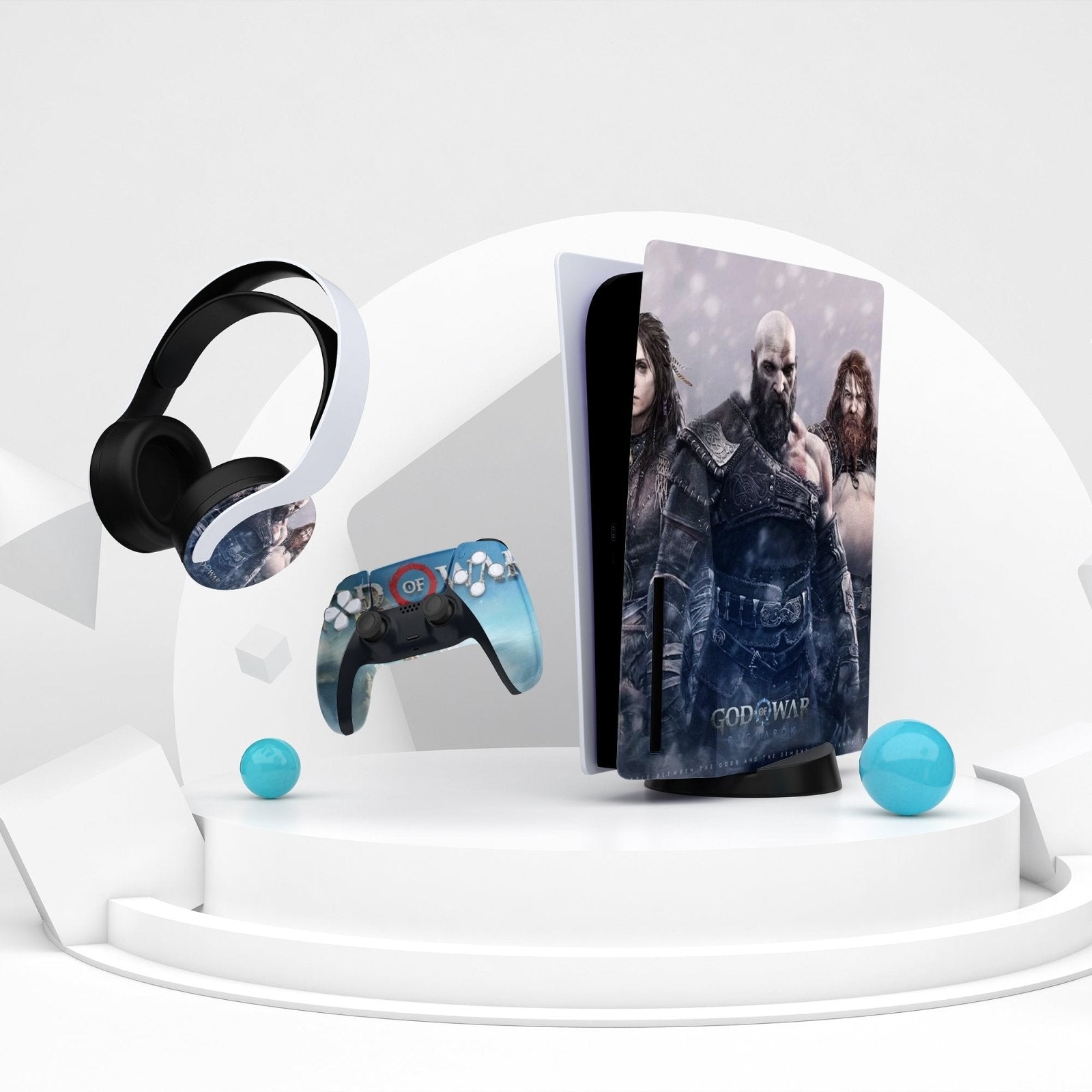 Adesivo per Playstation 5 GODOFWAR - Personalizza la tua PS5 con adesivi console e controller - Lab07Official -