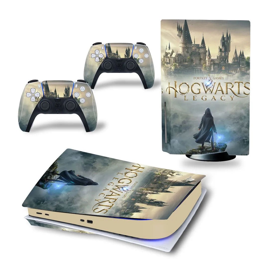 Adesivo per Playstation 5 HOGWARTS - Personalizza la tua PS5 con adesivi console e controller - Lab07Official -