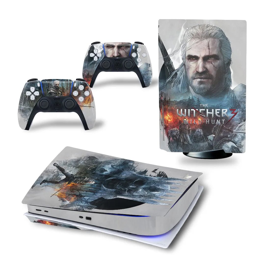 Adesivo per Playstation 5 THE WITCHER - Personalizza la tua PS5 con adesivi console e controller - Lab07Official -