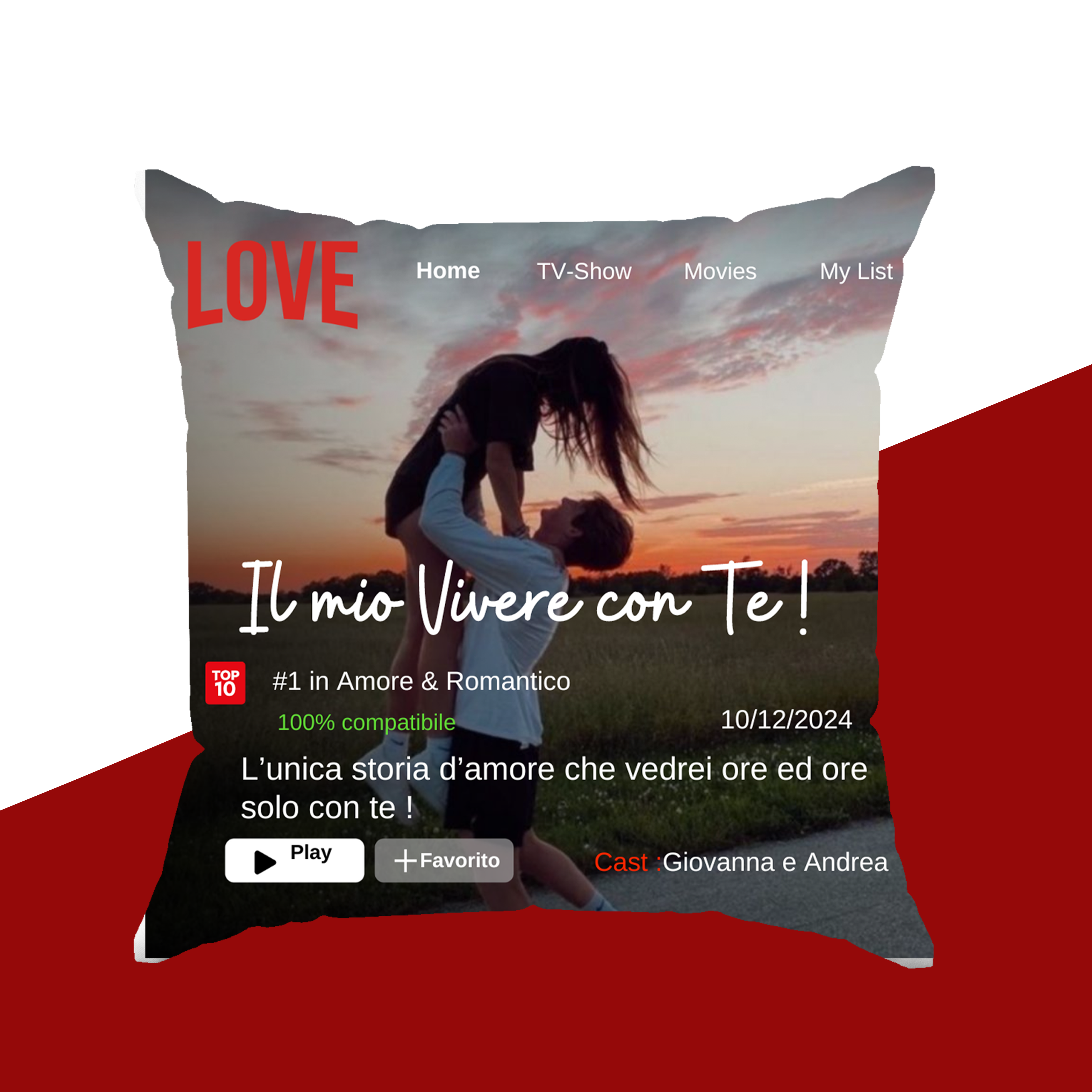 CUSCINO LOVEFLIX